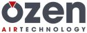 Ozen Air Technology logo: dark gray 'ozen' wordmark with a red triangle accent above the 'o', and 'AIR TECHNOLOGY' in red and gray beneath.